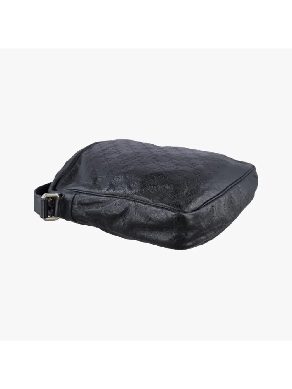 Gucci GG Supreme Messenger Black Leather